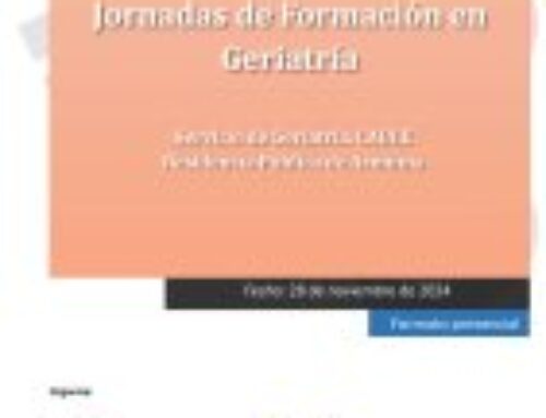 Jornadas de Formación en Geriatría