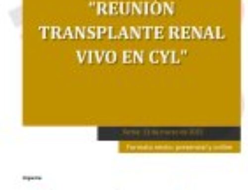 Reunión Trasplante Renal Vivo en Castilla y León